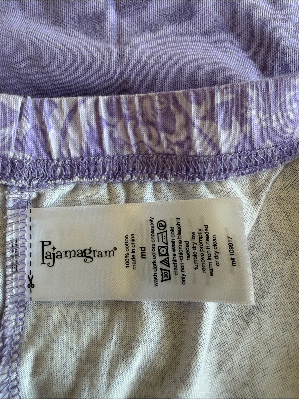 Lavender 'Bonne Nuit' Short Pajama Set - Women's Sleep Tee & Printed Shorts - Picture 4 of 4